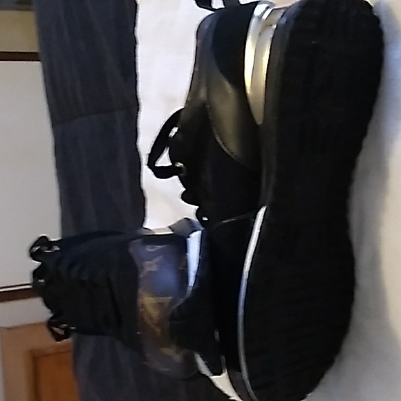 LV Run away Sneakers They are Size 7 in Men's. Black/Gold . Also part Suede. - Picture 3 of 4